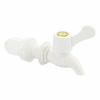 Кран водоразборн. 15 Санокс пм белый 6712