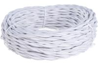Провод ретро 3ъ2,5  витой белый