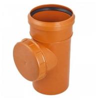 Ревизия ПВХ d 110 днар. раб. оранж.