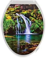 Сиденье для унитаза пластик Росспласт Водопад РП-813 196145