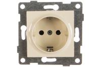 Розетка 1м бежевый сз GUSI Ugra арт.C11P4-003