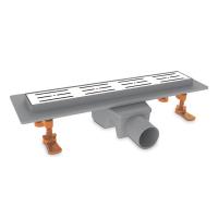 Трап нержавеющий Aquanova ф50 600 750мм прямой 5660.021