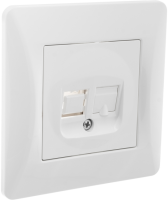 Розетка RJ45 белый GUSI Ugra арт.C11K1-001