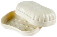 Мыльница пластиковая Фигурная кремовый 916 327180