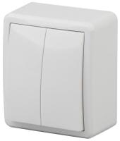 Выключатель 2кл белый IP20 Эксперт  ЭРА  арт. 11-1204-01