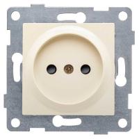 Розетка 1м бежевый бз GUSI Ugra арт.C11P2-003