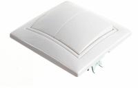 Выключатель 2кл Smartbuy Венера белый арт.SBE-01w-10-SW2-0-c