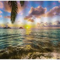 Штора для ванны Brimix 180200 морской закат 02-23