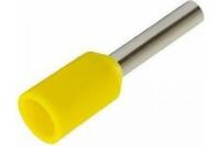 Наконечник штыревой General НГИ1 GNGI-E-1-8 желтый арт.475750 (уп 10шт)