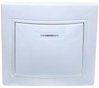 Выключатель 1кл с подсветкой белый Севиль Universal арт. С0121