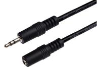 Аудиокабель Jack 3.5 мм вилка - Jack 3.5 мм розетка 2 м Perfeo арт. J2201