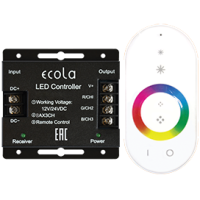 Контроллер Ecola 12V 288W 24A RGB арт.RFC24WESB бел.
