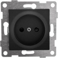 Розетка 1м графит бз GUSI Ugra арт.C11P2-010