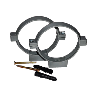 Крепеж ПВХ d 100 110 хомут+шуруп