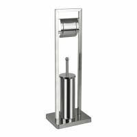 Набор для туалета Санакс нержавеющий напольный 403