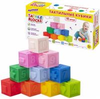 Игрушка развивающая Юнландия тактильные кубики арт.664703