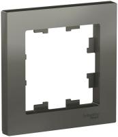 Рамка 1м сталь ATLASDESIGN Schneider арт. ATN000901