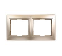 Рамка 2м Smartbuy Венера шампань арт.SBE-01c-00-FR-2