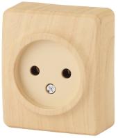 Розетка 1м б.з сосна IP20 Эксперт Эра арт. 11-2201-11