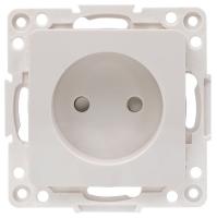 Розетка 1м бз белый EKF Стокгольм арт.EYR10-022-10