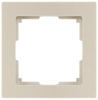 Рамка 1м Smartbuy Нептун бежевая арт.SBE-06i-Plastic-FR-1