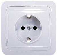 Розетка 1м с.з белая Валери Universal арт. В0028