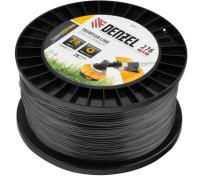 Леска д триммера Denzel 2,0мм 276м круглая двухкопонентная арт.96807