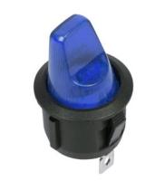 Выключатель клав. круг.16A 12v синий Rexant арт. 36-2591