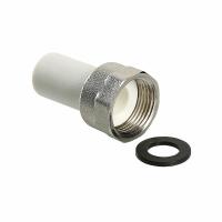 Штуцер с гайкой полипропиленовый 25 1  наружная резьба