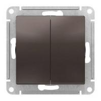 Выключатель 2кл мокко ATLASDESIGN Schneider арт.ATN000651