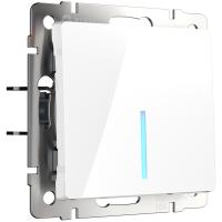 Выключатель 1кл белый с подсветкой W1110101 WERKEL к. a051110