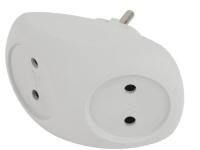 Разветвитель 2 розетки бз белый Эра SPx-2-W арт.Б0053480