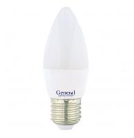 Лампа светодиодн. General 8W E27 6500K свеча к.638700