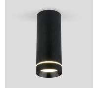 Св-к Elektrostahdart накладной DLR022 12W 4200K Черный мат. (В)