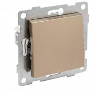 Переключатель 1кл шампань GUSI Ugra арт.C11B4-027
