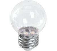 Лампа светодиодная Feron шар прозрачный 1вт 6400K 230в Е27 LB-37 38120