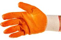 Перчатки Stayer х-б латекс один. облив XL арт.11408-XL