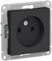 Розетка 1м бз карбон ATLASDESIGN Schneider арт. ATN001041