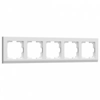 Рамка на 5 постов W0051801 Stark белый WERKEL к.а050911