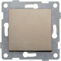 Выключатель 1кл шампань GUSI Ugra арт.C11B1-027