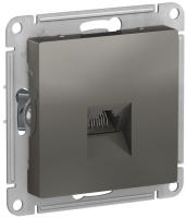 Розетка RJ45 сталь ATLASDESIGN Schneider арт ATN000983