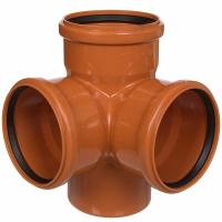 Крестовина ПВХ d 110 90