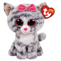 Игрушка мягкая TY Beanie Babies кошка с бантом Cassie 15см к.42312