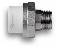 Муфта 20 3 4 полипропиленовая наружная резьба с американкой