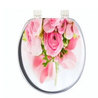 Сиденье для унитаза мягкое AQUA-PRIME Пионы AQ.06.1254 330956