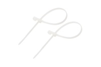 Кабельная стяжка Rexant 4,3х200 07-0204 100 штук белая под винт